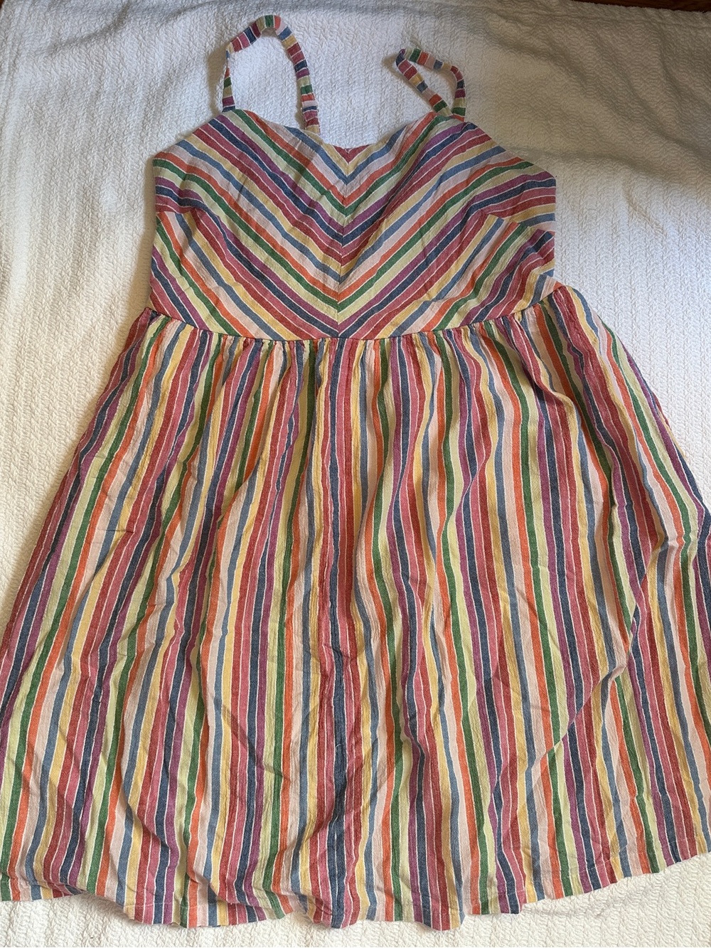 Lane Bryant Multicolor Striped Sundress
